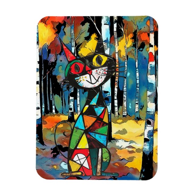 Ímã Um Dia Abstrato (Vertical)