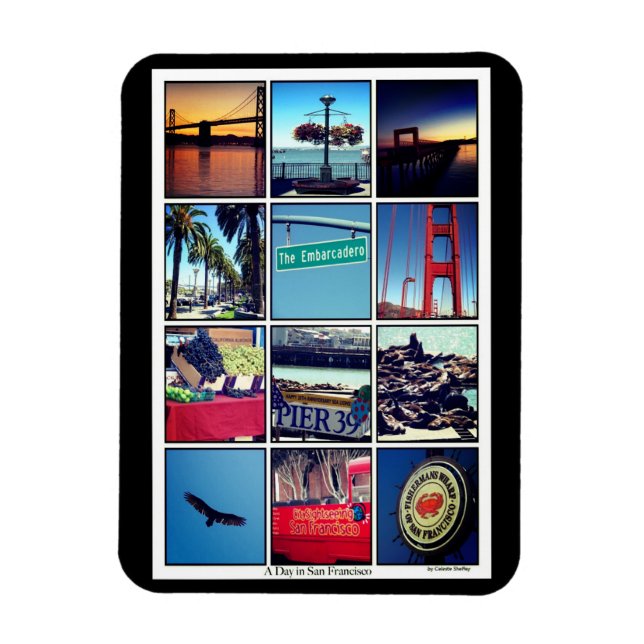 Ímã Um dia em São Francisco (Vertical)