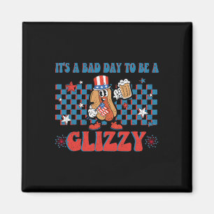 Imã Um Dia Mau Para Ser Um Cão Quente Glizzy Engraçado