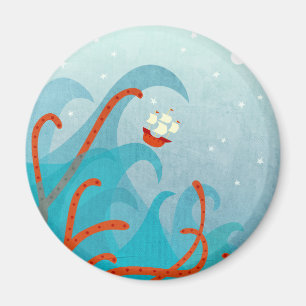 Imã Um Dia Ruim Para Os Marinheiros De Arte Náutica