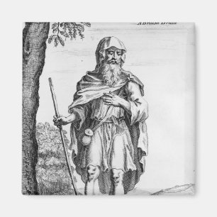 Imã Um Druid britânico, gravado por camionete der