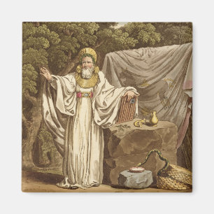 Imã Um Druida Arch em seu Hábito Judicial, gravado por