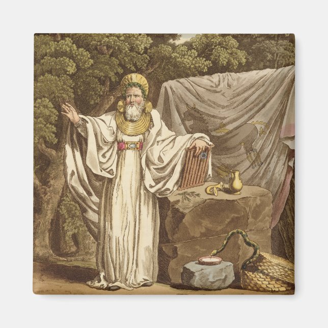 Imã Um Druida Arch em seu Hábito Judicial, gravado por (Frente)