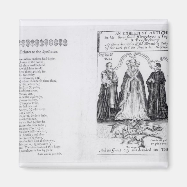 Imã Um Emblema do Anticristo (Frente)