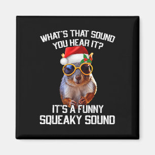 Imã Um Esquilo De Natal De Squeaky Squeaky