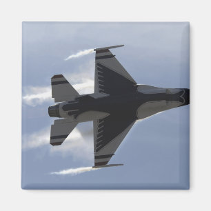 Imã Um falcão F-16 de combate puxa G altos