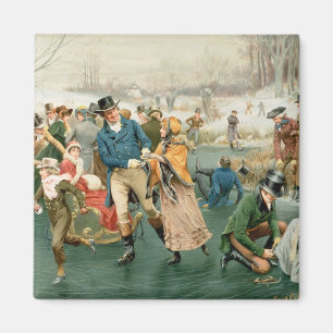 Imã Um Feliz Natal, do Pears Annual, 1907