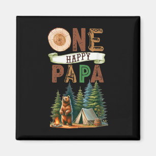 Imã Um Feliz Papai Campista Primeiro Aniversário Urso