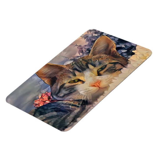 Ímã Um gatinho de Natal (Left Side)