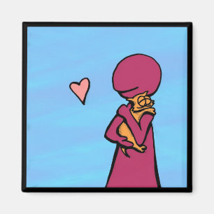 Imã Um gato ama abraços