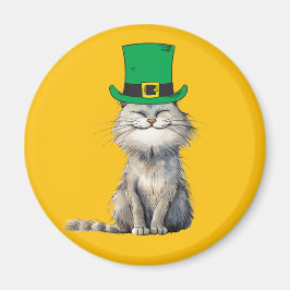 Imã Um gato irlandês feliz