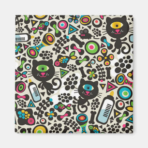 Imã Um Gato Negro Olhado