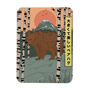 Ímã Um grande e lindo abraço de urso