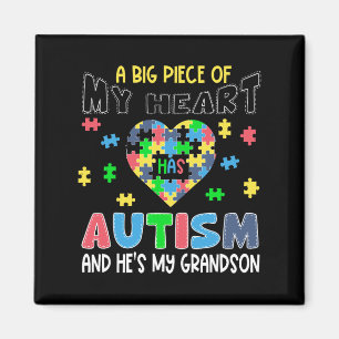 Imã Um grande pedaço do meu coração tem autismo e ele