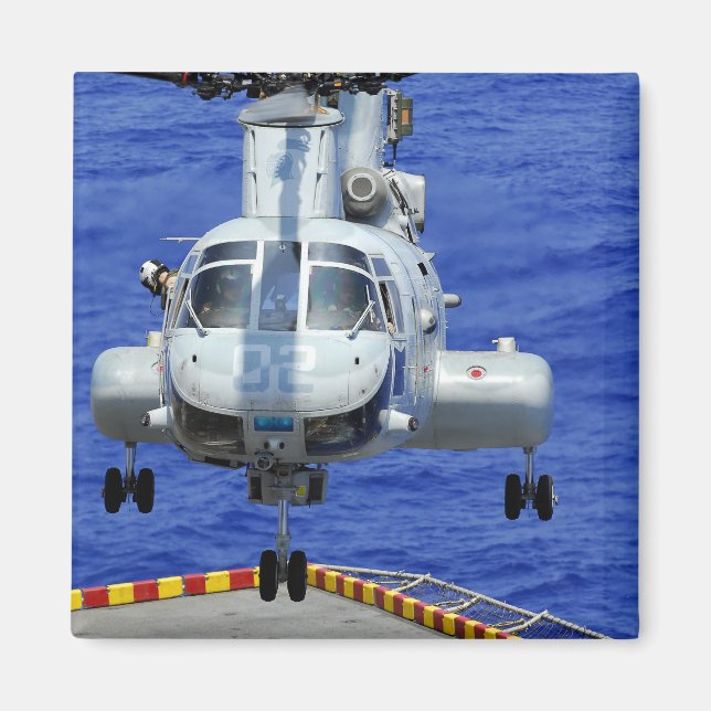 Imã Um helicóptero CH-46E Sea Knight (Frente)