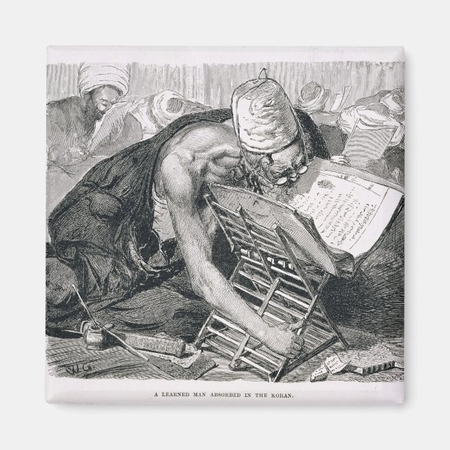 Imã Um Homem Aprendido Absorvido no Corão (Frente)