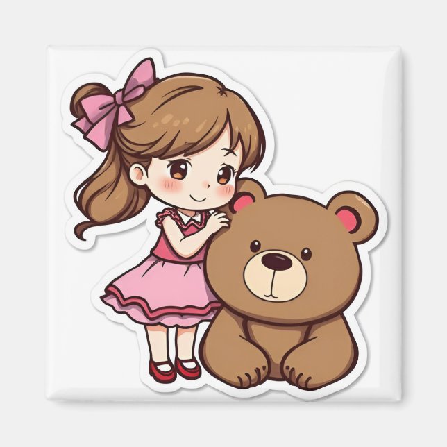 Imã Um ímã com a imagem (Frente)