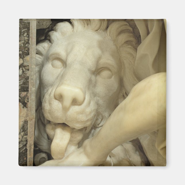 Imã Um Leão lambendo o pé de Daniel (Frente)