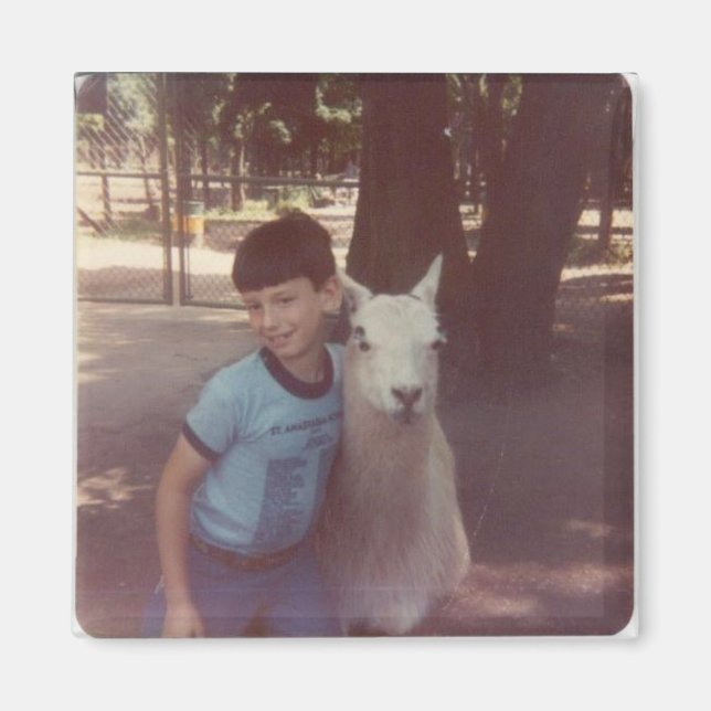 Imã Um Llama Hug Magnet destruído (Frente)