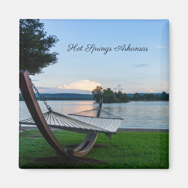 Imã Um Lugar Para Relaxar O Magnete Quadrado (Frente)