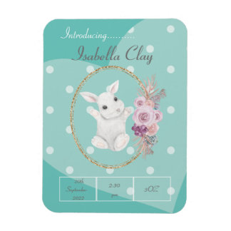 ÍMÃ UM MAGNET DE FOTO DE ANÚNCIO DE NASCIMENTO PERSONA