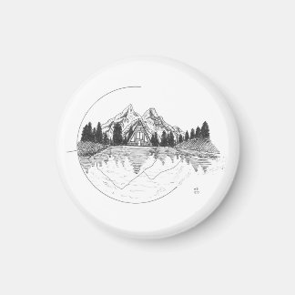 Imã Um Magneto De Quadro