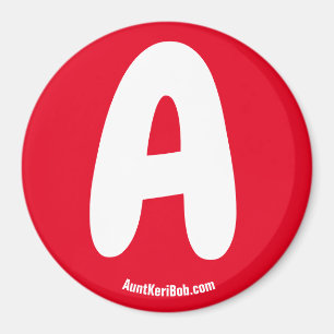 Imã Um Magneto Frigorífico Vermelho