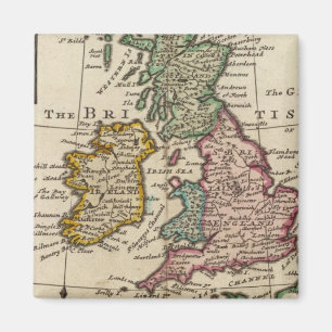 Imã Um mapa geral da Grã-Bretanha e da Irlanda Excele
