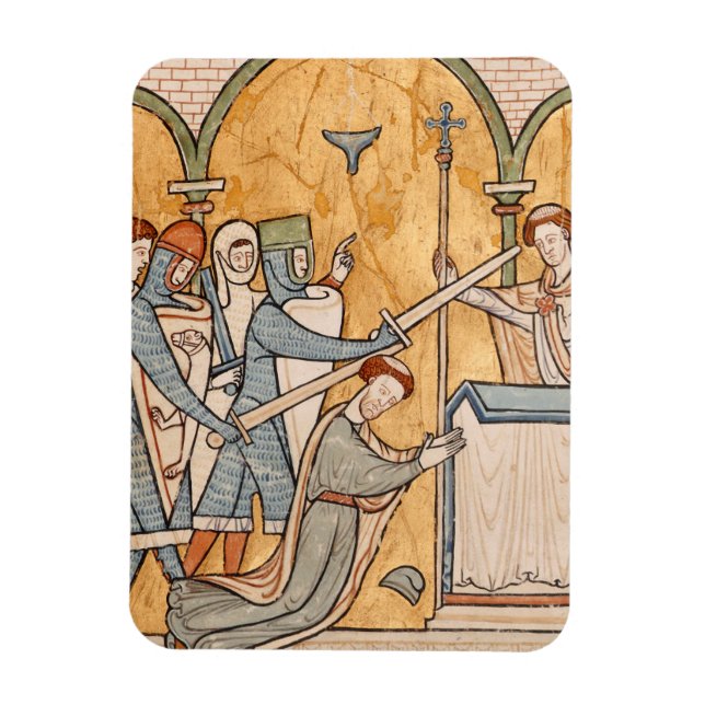 Ímã Um Mártico de Ruas. Thomas Becket na Arte (Vertical)