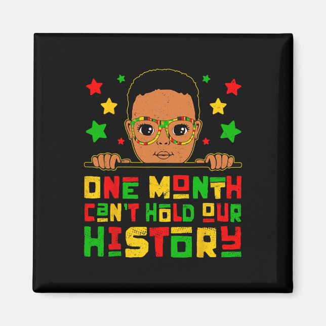 Imã Um Mês Não Pode Segurar Nosso Pequeno Afro de Hist (Frente)