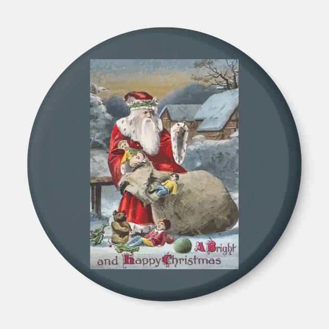 Imã Um Natal Brilhante e feliz (Frente)