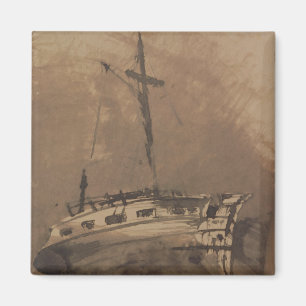 Imã Um navio em mares picado, 1864