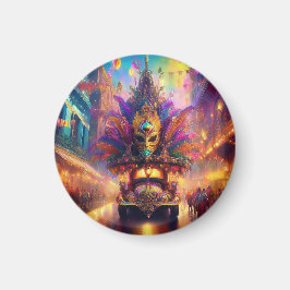 Imã Um Olhar Fantástico Para Uma Parada Do Mardi Gras