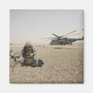 Imã Um operador de rádio de campo