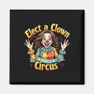 Imã Um Palhaço Espera Um Circo Kamala Harris 2024