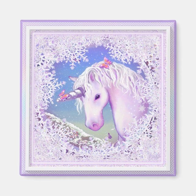 Imã Um paraíso e neve roxos (Frente)