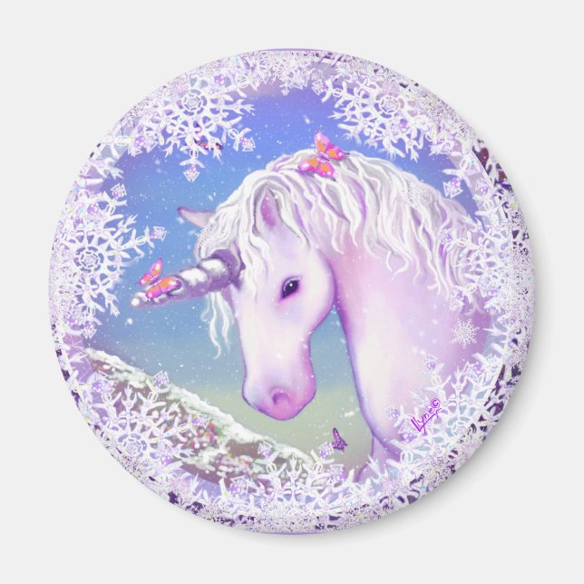 Imã Um paraíso e neve roxos (Frente)