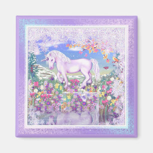 Imã um paraíso e neve roxos