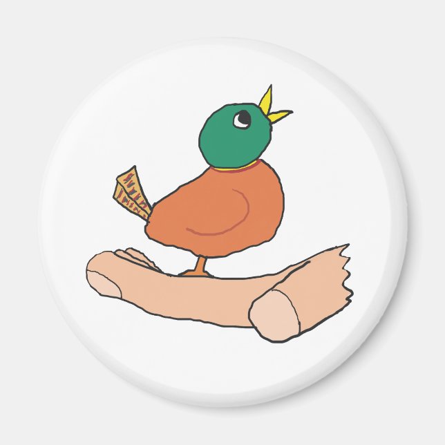 Imã Um pássaro na mão vale dois no mato (Frente)