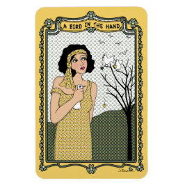 Ímã Um Pássaro No Magneto Flex Hand_C 6"x4"