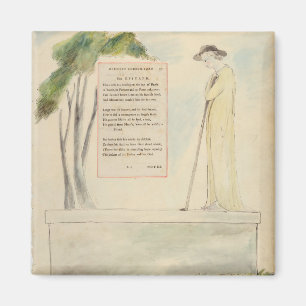 Imã Um pastor que lê o epitáfio, da elegia escrita