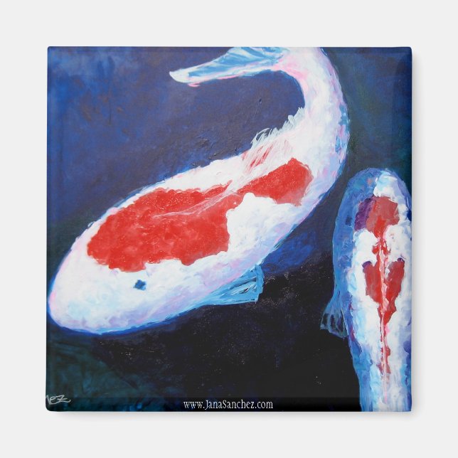 Imã Um Peixe, dois Íman de Peixe (Frente)