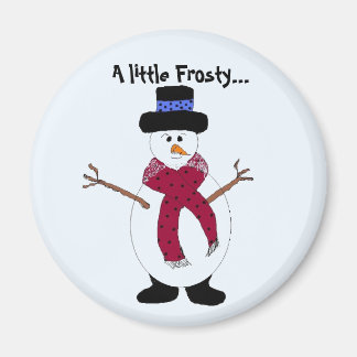 Imã Um Pequeno Boneco de Neve Legal