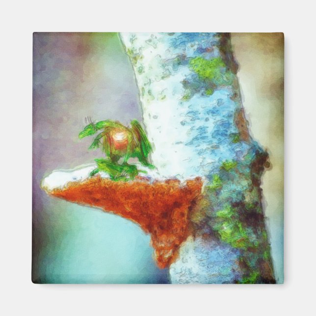 Imã Um Pequeno Dragão Dorme (Frente)