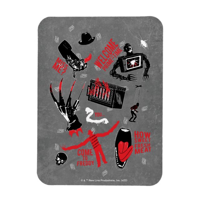 Ímã Um pesadelo na Elm Street | Freddy Krueger Talk (Vertical)