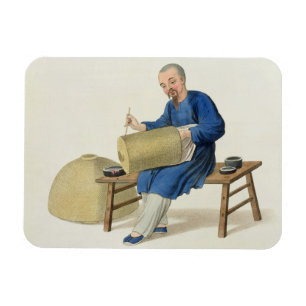 Ímã Um Pintor Lanterna, prato 20 de "O Figurino de C