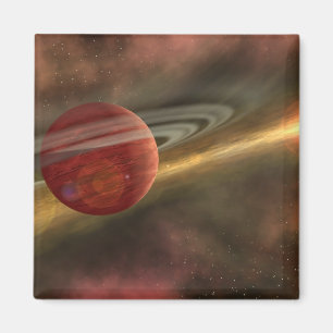 Imã Um planeta newfound possível