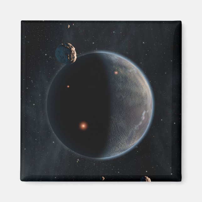 Imã Um Planeta Semelhante À Terra Rico Em Carbono E Se (Frente)