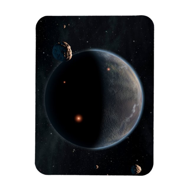 Ímã Um Planeta Semelhante À Terra Rico Em Carbono E Se (Vertical)