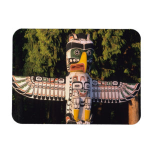 Ímã Um polo totem Em Vancouver, Canadá.